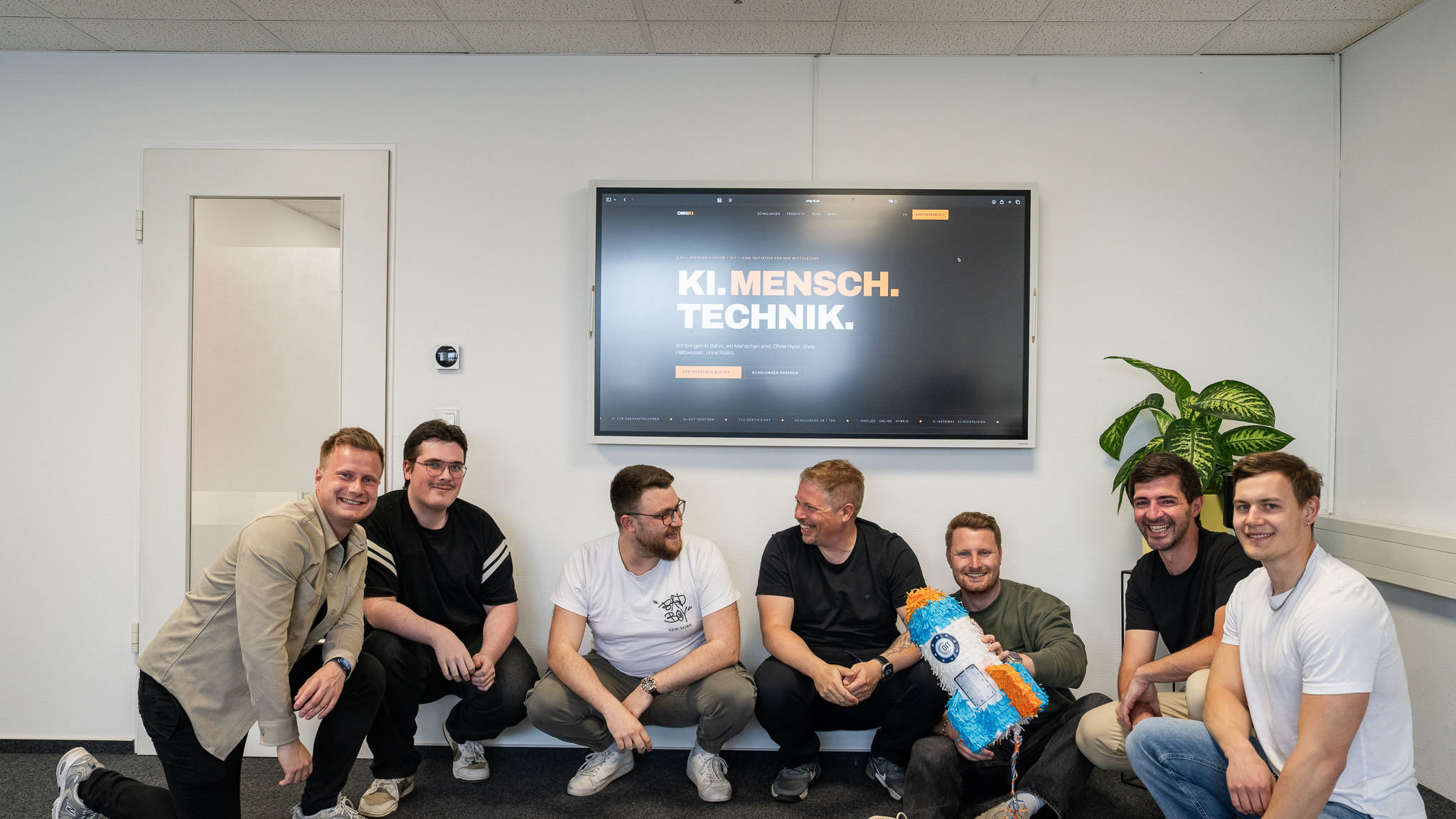 Andy und Stephan: zwei Hälften einer Initiative — Technik und Mensch.